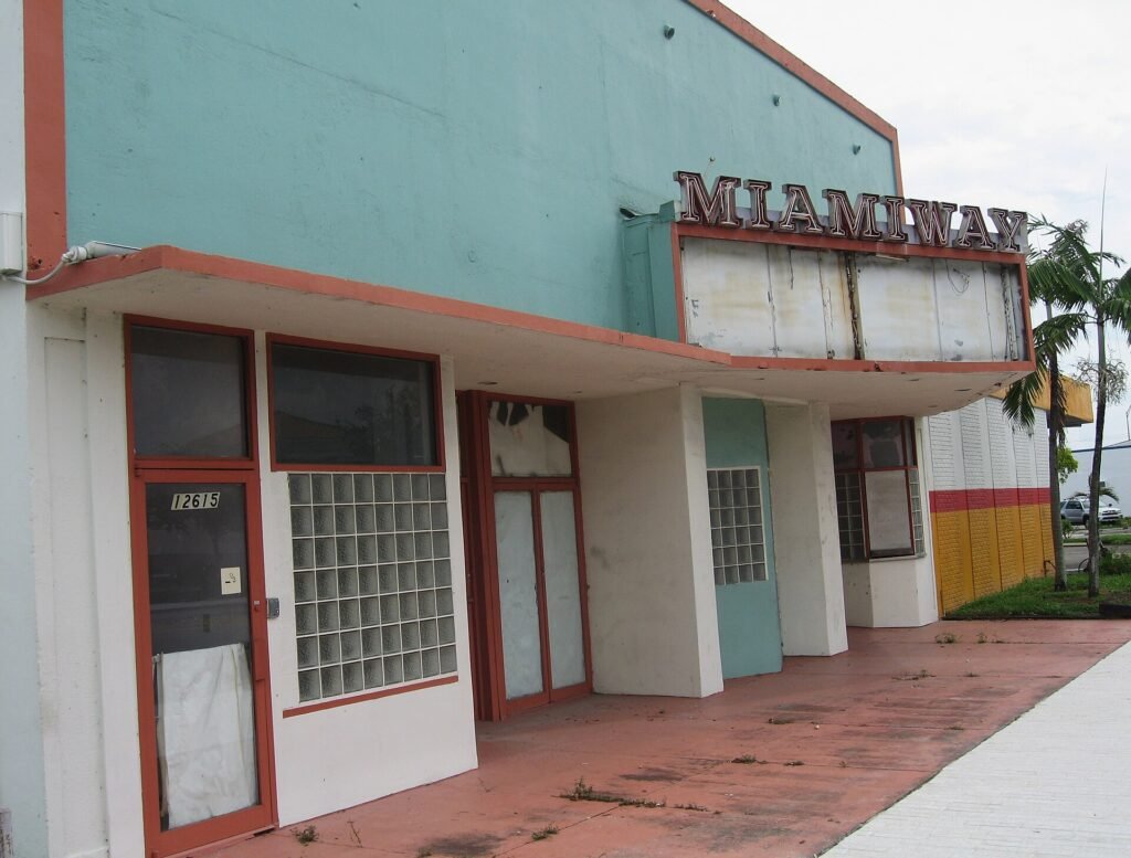 Abandoned MiamiWay Theater, North Miami, Florida