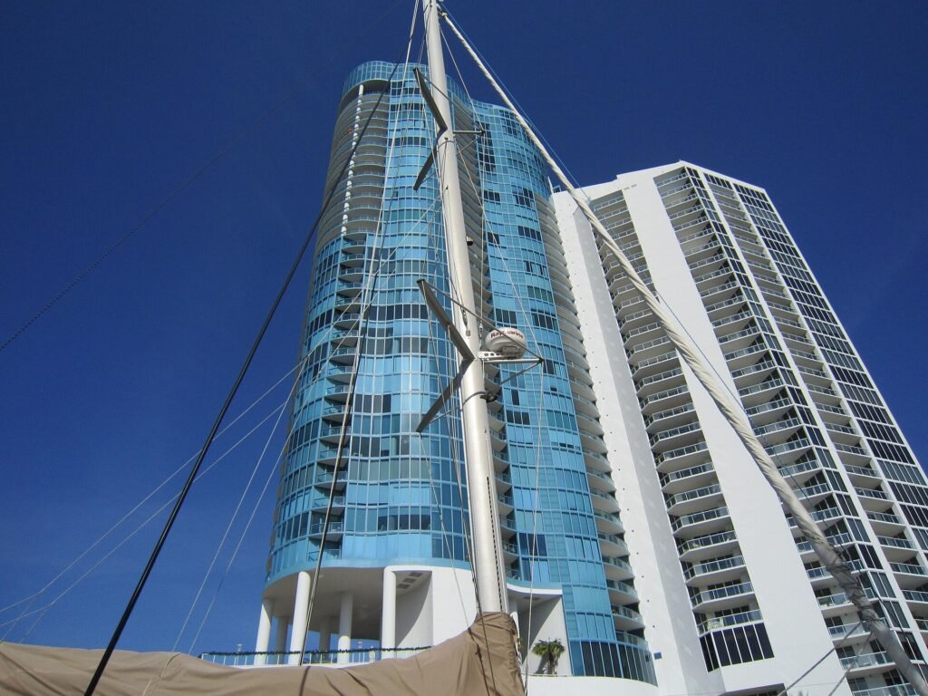 Along Riverwalk, downtown Fort Lauderdale, Florida