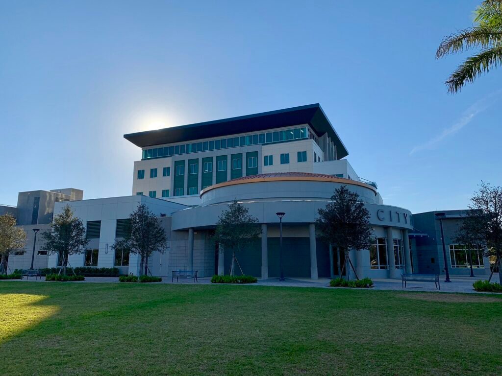 City Hall of Coral Springs, Florida in January 2019.