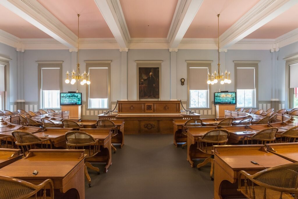 A view of the former Florida House of Representatives chamber, Tallahassee