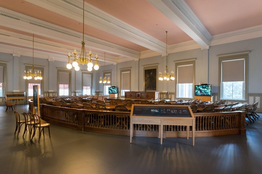 A view of the former Florida House of Representatives chamber, Tallahassee