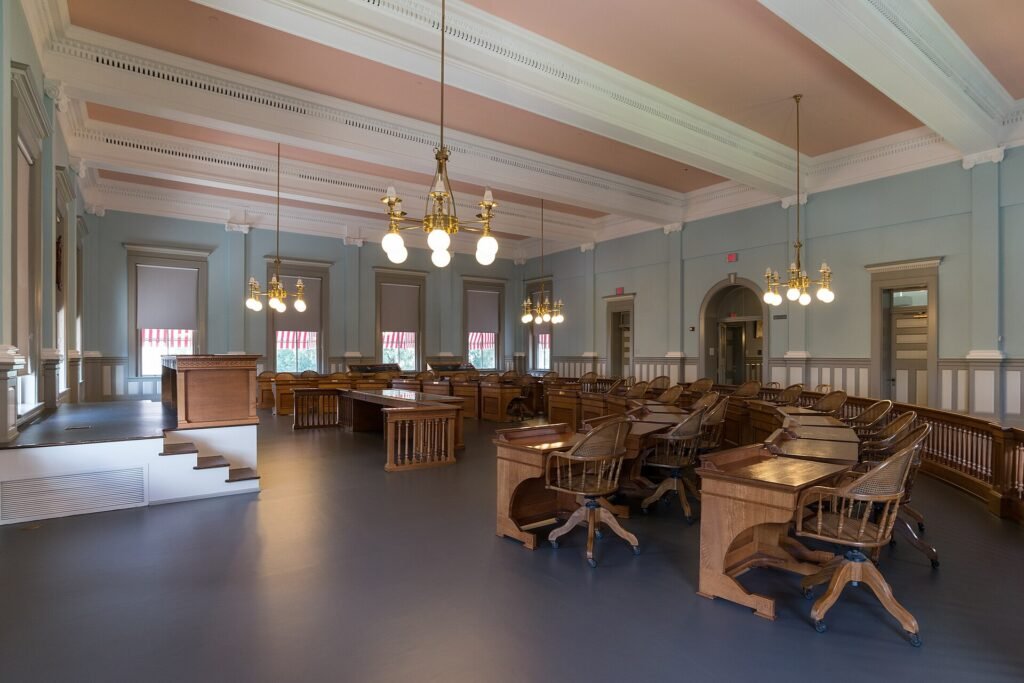 A view of the former Florida Senate chamber, Tallahassee