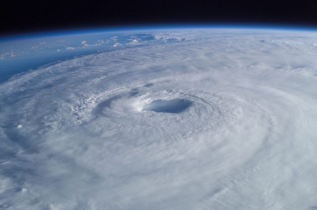 From his vantage point high above the Earth in the International Space Station, Astronaut Ed Lu captured this broad view