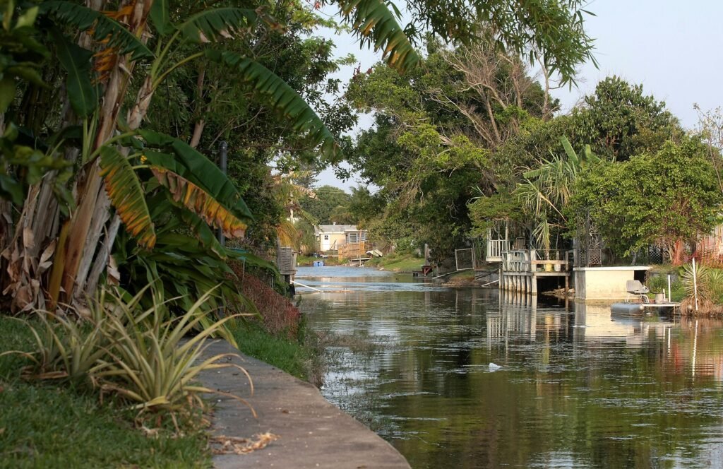 A canal in Margate, Florida