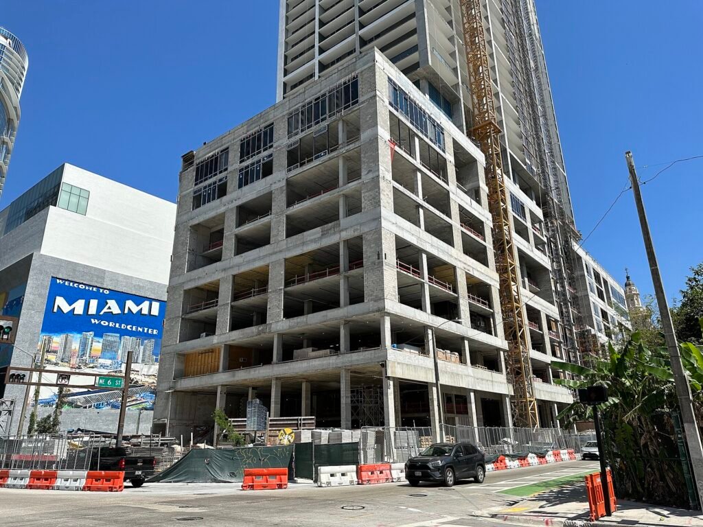 Miami Florida 5 March 2023 - 601 Miami Construction Downtown Miami