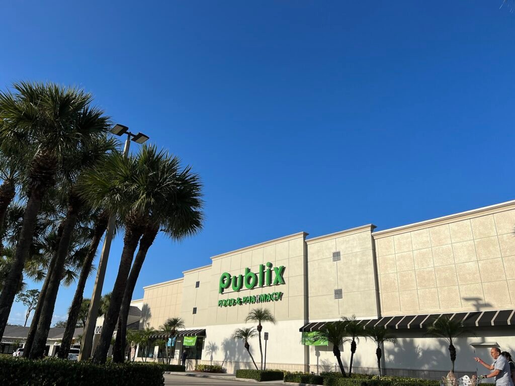 The Publix at the Woods Walk Plaza shopping center in Palm Beach County, Florida, off of US 441 near Wellington, on Febr