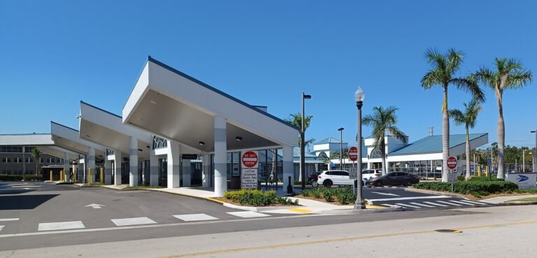 Rosa Parks Transportation Center in Fort Myers, Florida, United States.