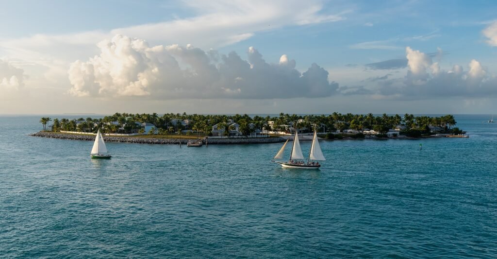 Sunset Key and sailboats, Florida, 2025