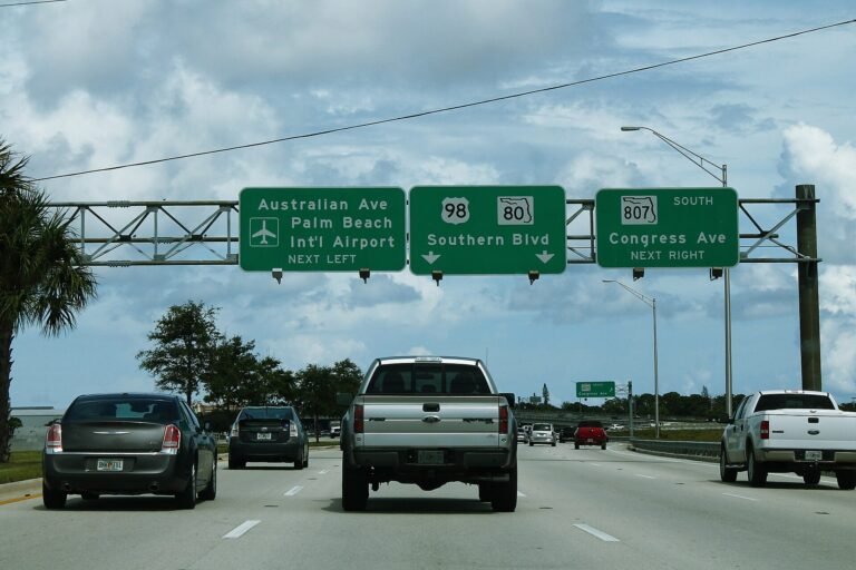 Southern Boulevard near Palm Beach International Airport.