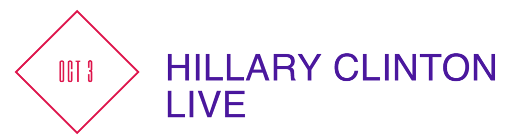 Hillary Clinton Live Broward Center